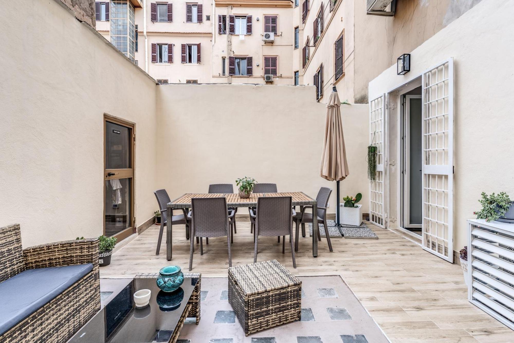 Nala Luxury Apartment With Terrace Rom Exterior foto