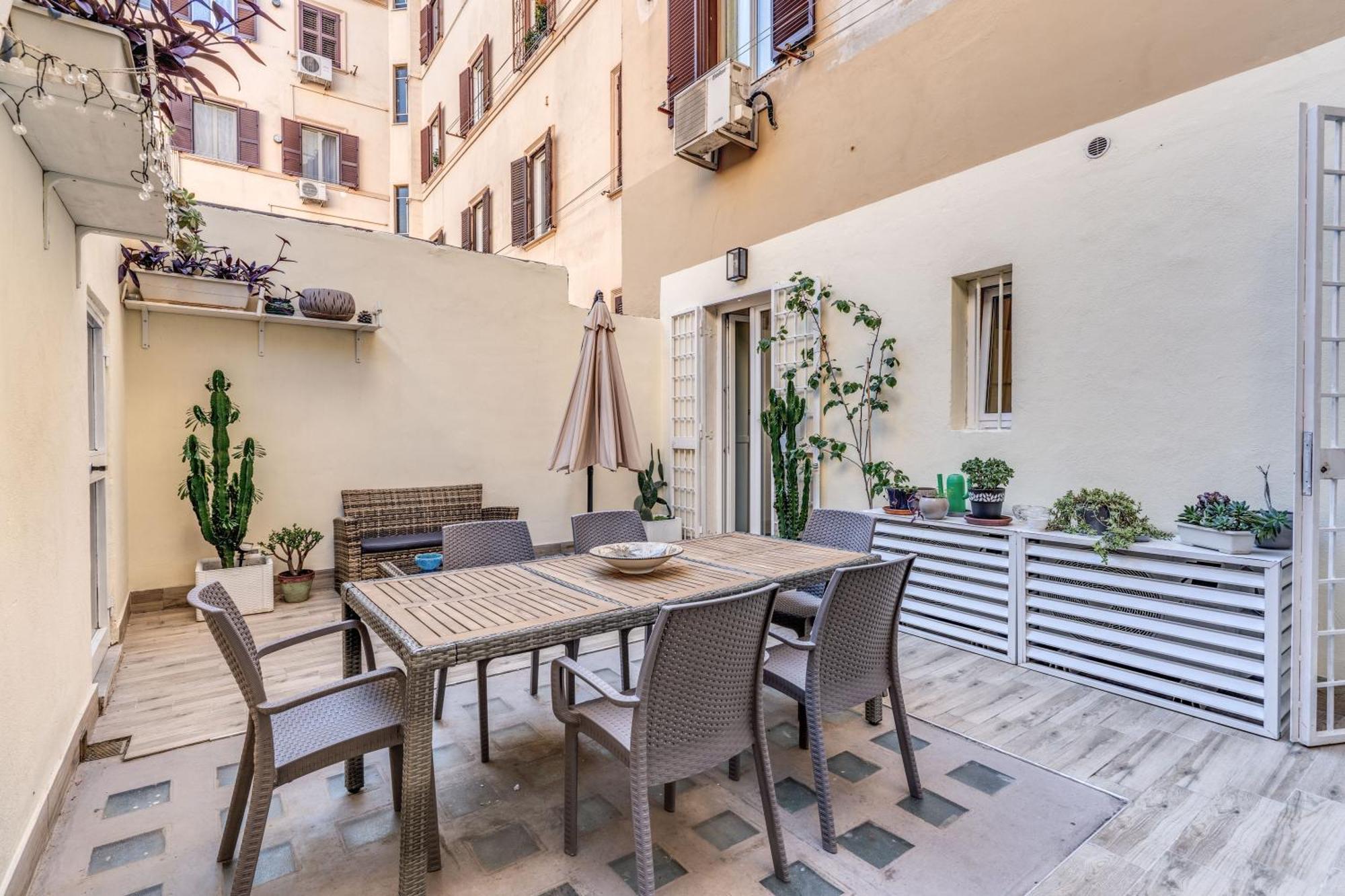 Nala Luxury Apartment With Terrace Rom Exterior foto