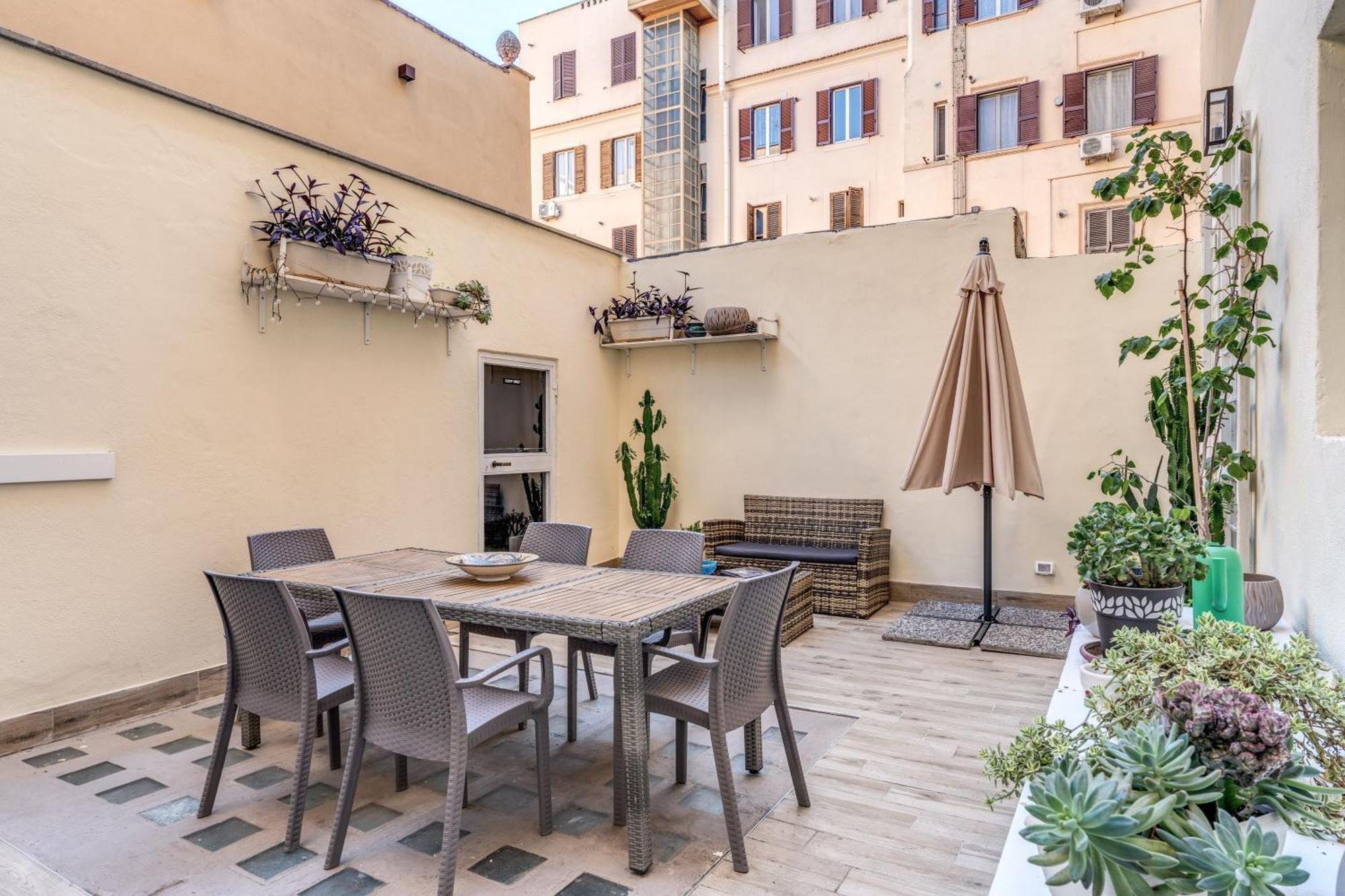 Nala Luxury Apartment With Terrace Rom Exterior foto