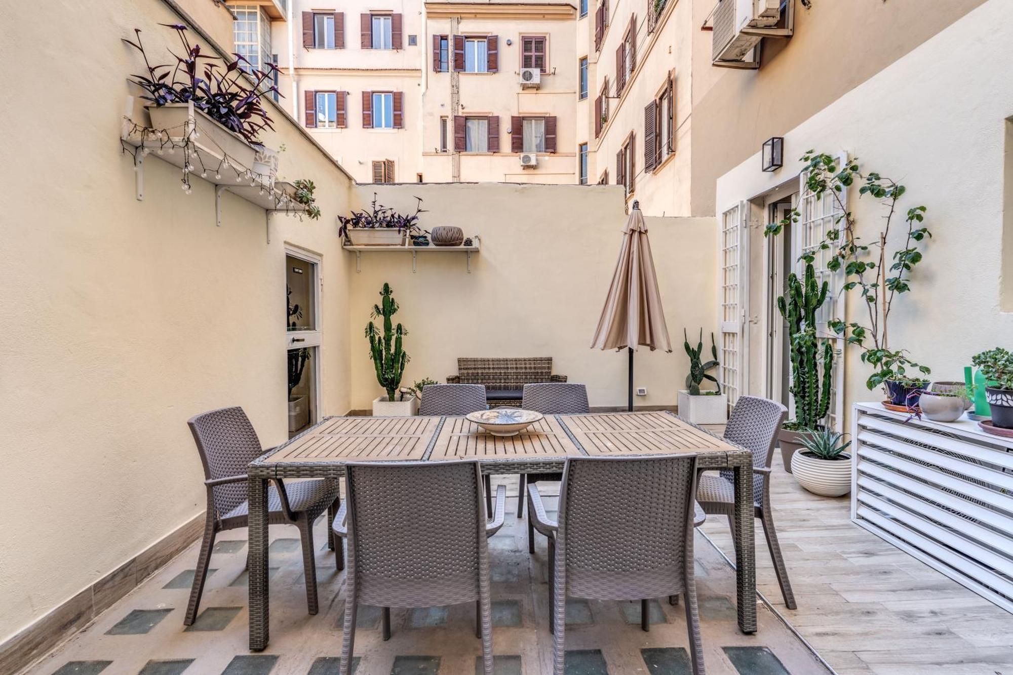 Nala Luxury Apartment With Terrace Rom Exterior foto